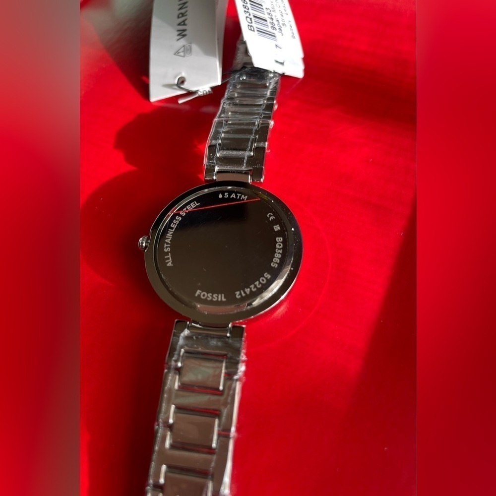 FOSSIL Watch,Fossil Silver Watch with Crystal Accents,Women’s Watch. - Picture 9 of 16
